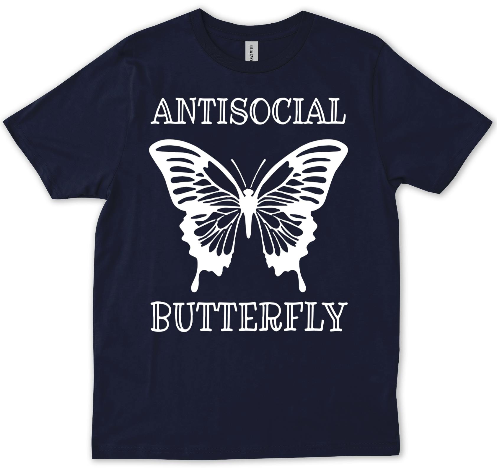 Antisocial Butterfly , #AntiSocial Anti Social Social, Anti Social, T-shirt  | eBay